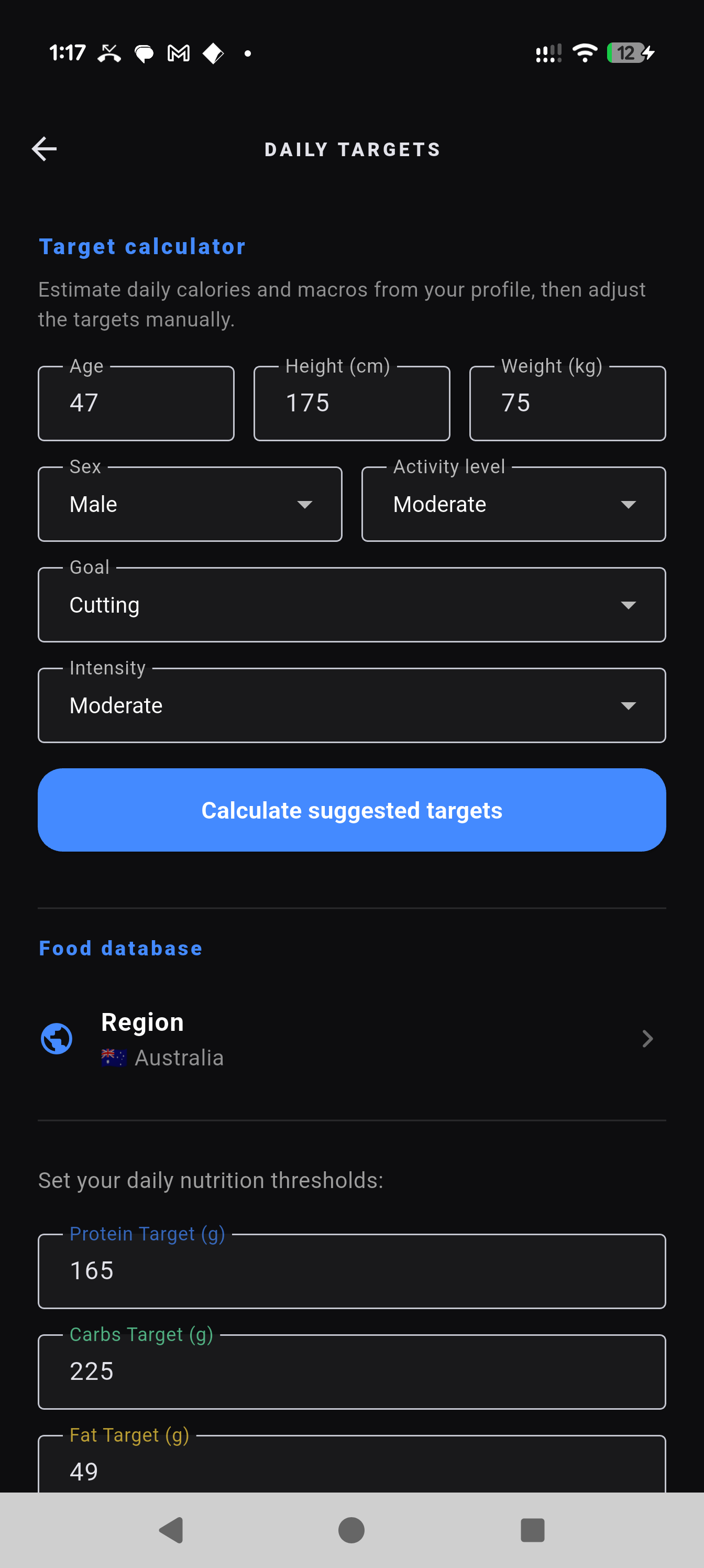 Settings